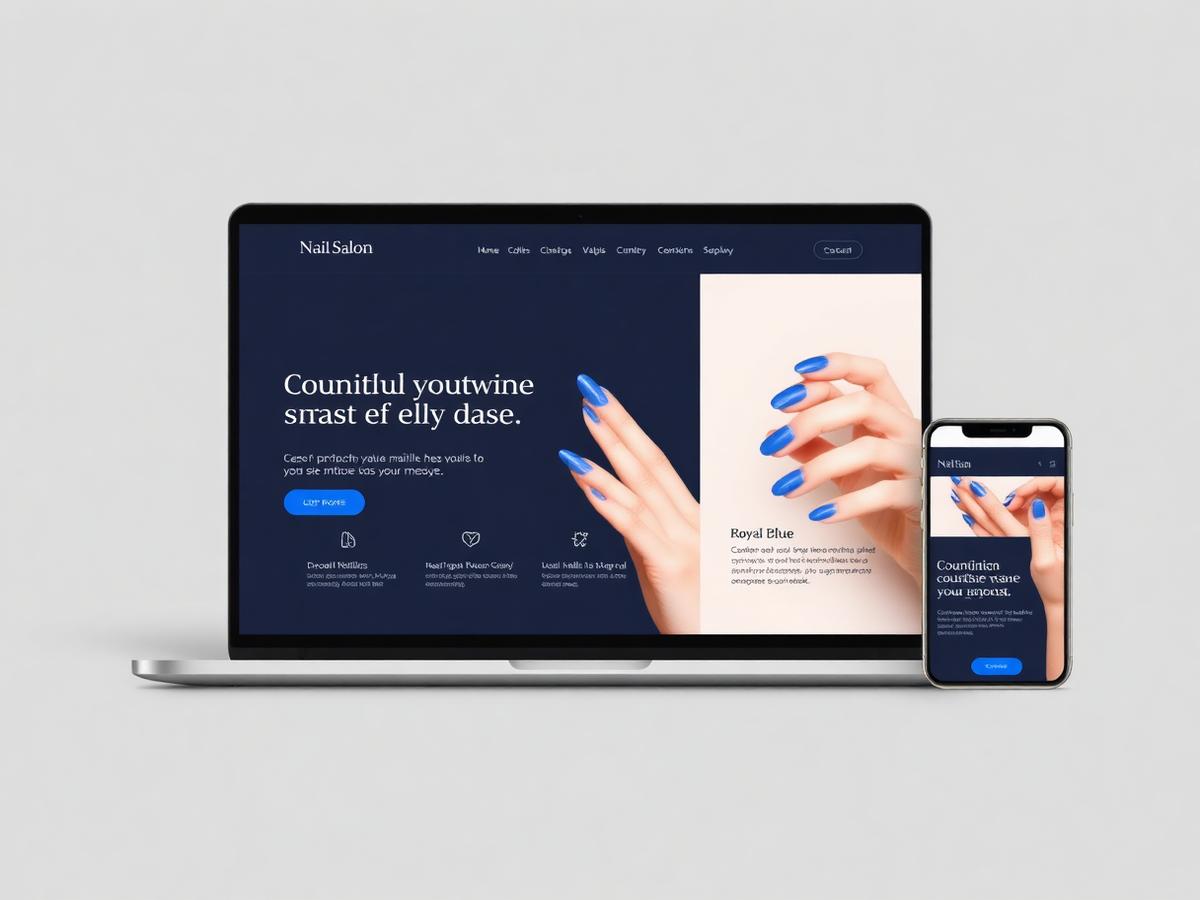 Nail Salon Concept — Nail Salon website by Landin Digital